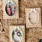 Gingham Bow Fridge Picture Frame