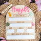 First Day Of School Sign Tropical Theme