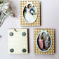 Gingham Bow Fridge Picture Frame