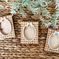 Gingham Bow Fridge Picture Frame