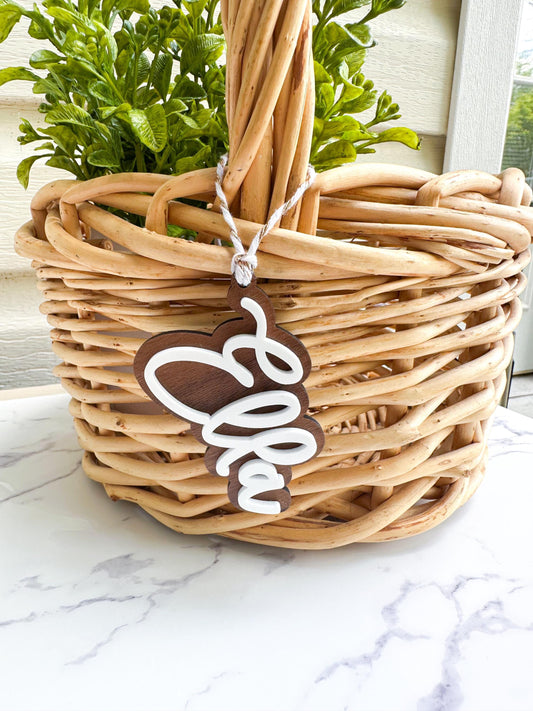 Personalized Basket Tag