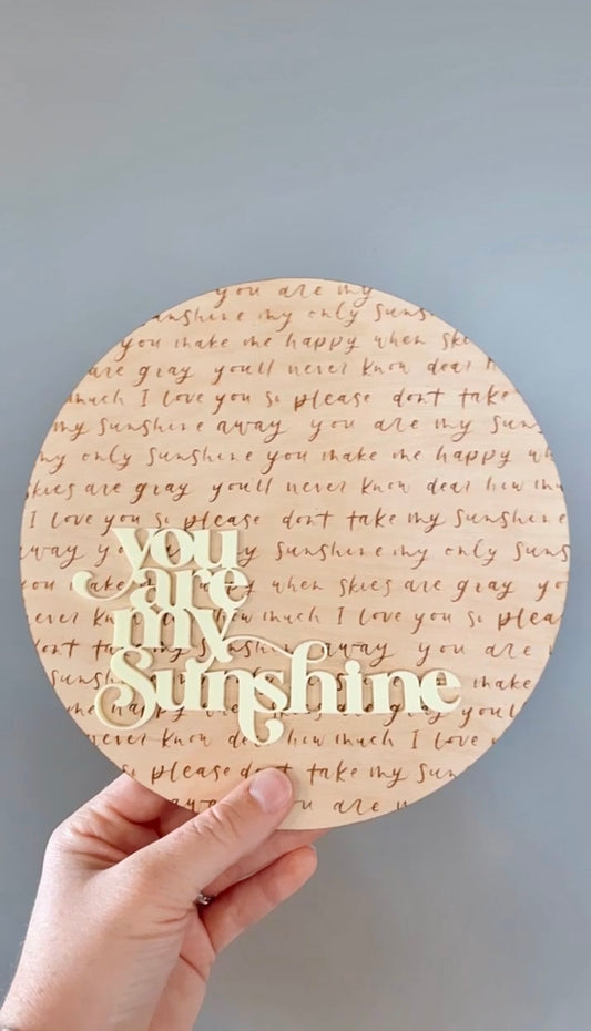 You Are My Sunshine Nursery Decor