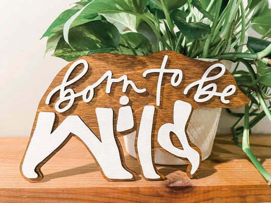 Born to be Wild Bear Decor