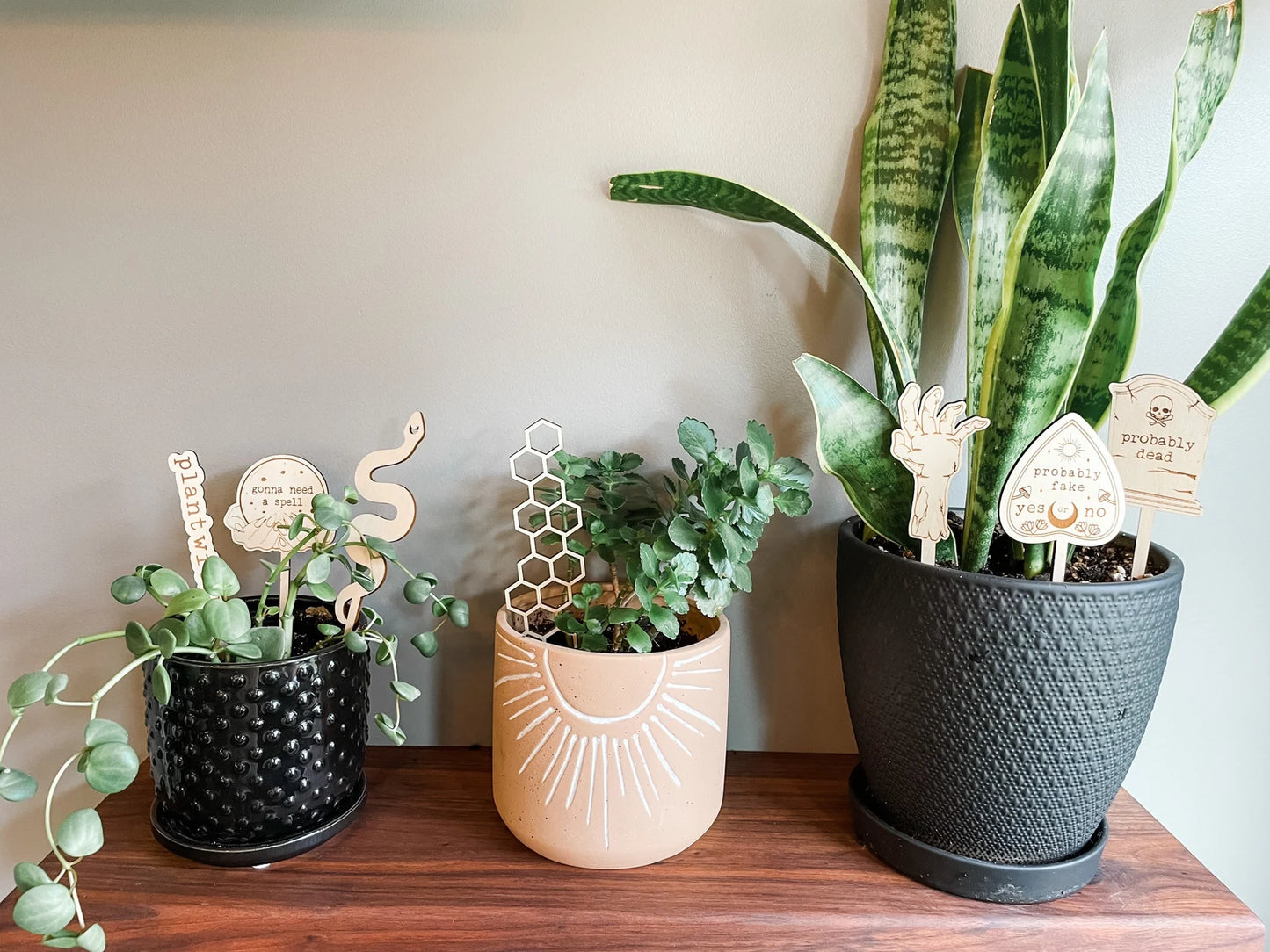 Spooky Halloween Plant Stakes