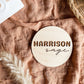 Engraved Baby Name Sign Custom